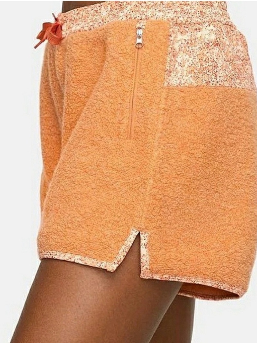 Outdoor Voices Orange Terry Athletic Shorts